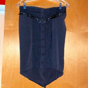 Lip Service Blacklist pencil skirt with lacing